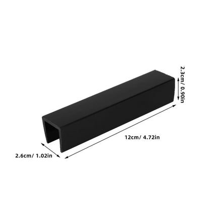4X U-Shaped Fence Reinforcement Grooves for Stair Gate
