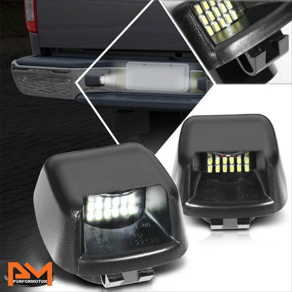2X LED License Plate Lights for Nissan Frontier/Titan/Xterra/Armada (2007–2019)