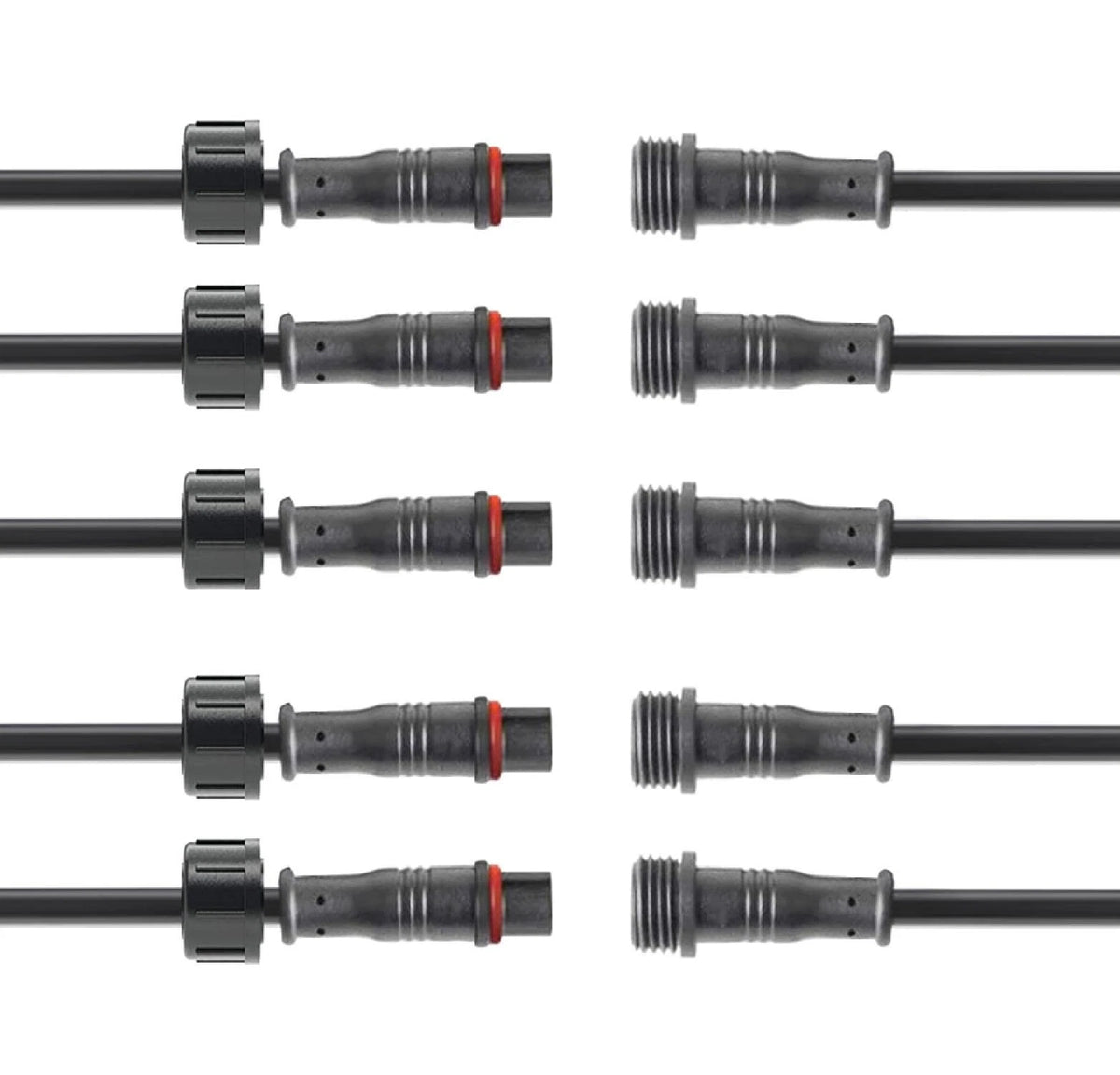 2X 2 Pin LED Electrical Connectors 20AWG for Automotive Applications