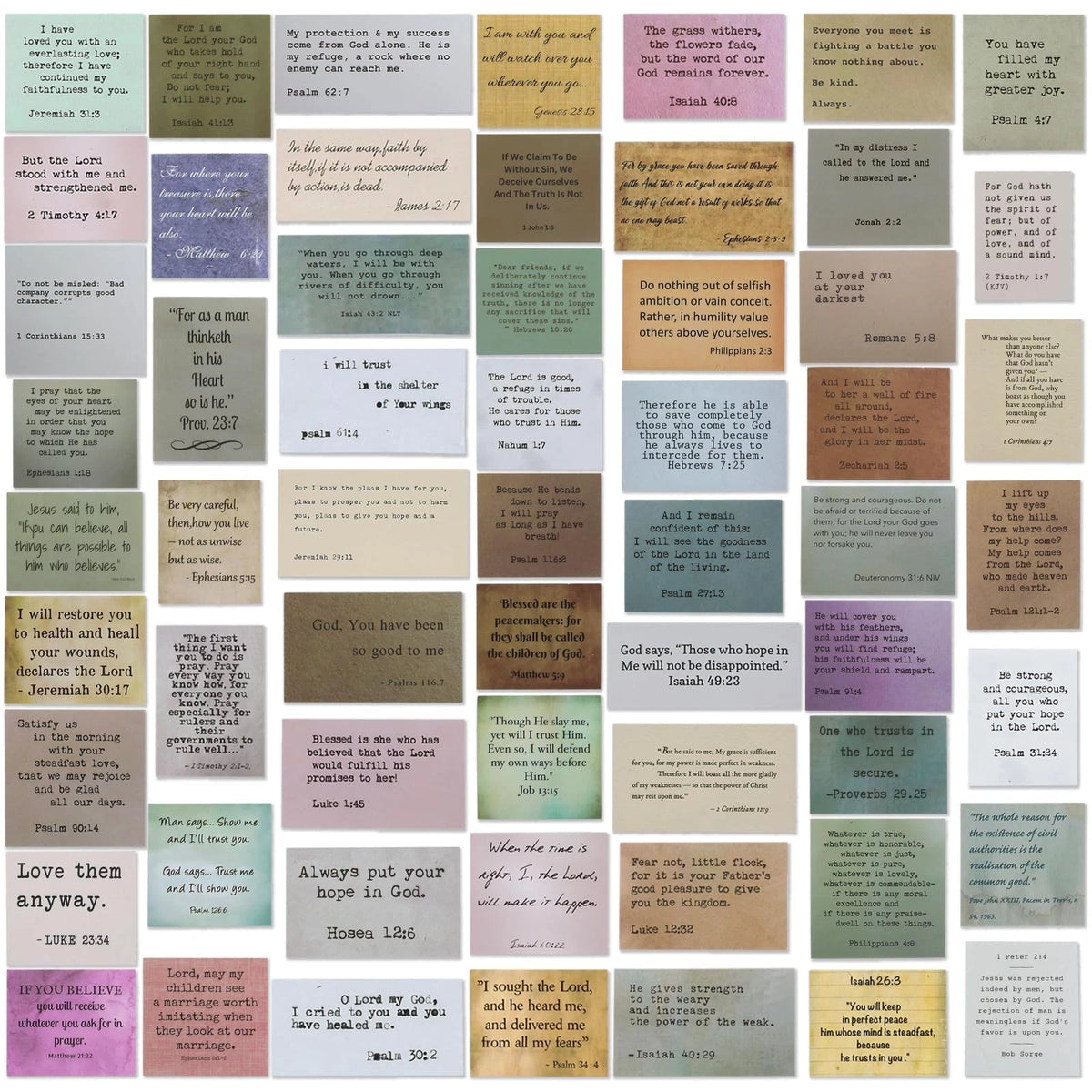 180Pcs Inspirational Bible Verse Stickers for