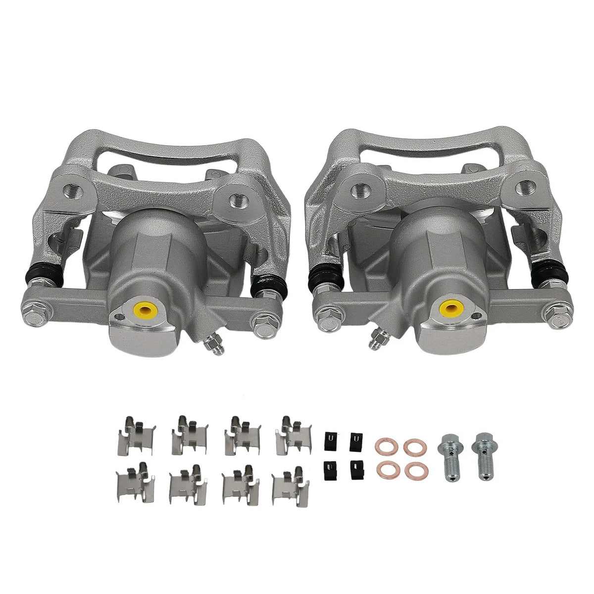 Set of 2 Rear Disc Brake Calipers w/Bracket for Toyota Sienna (2011–2020) 19B7081 19B7080