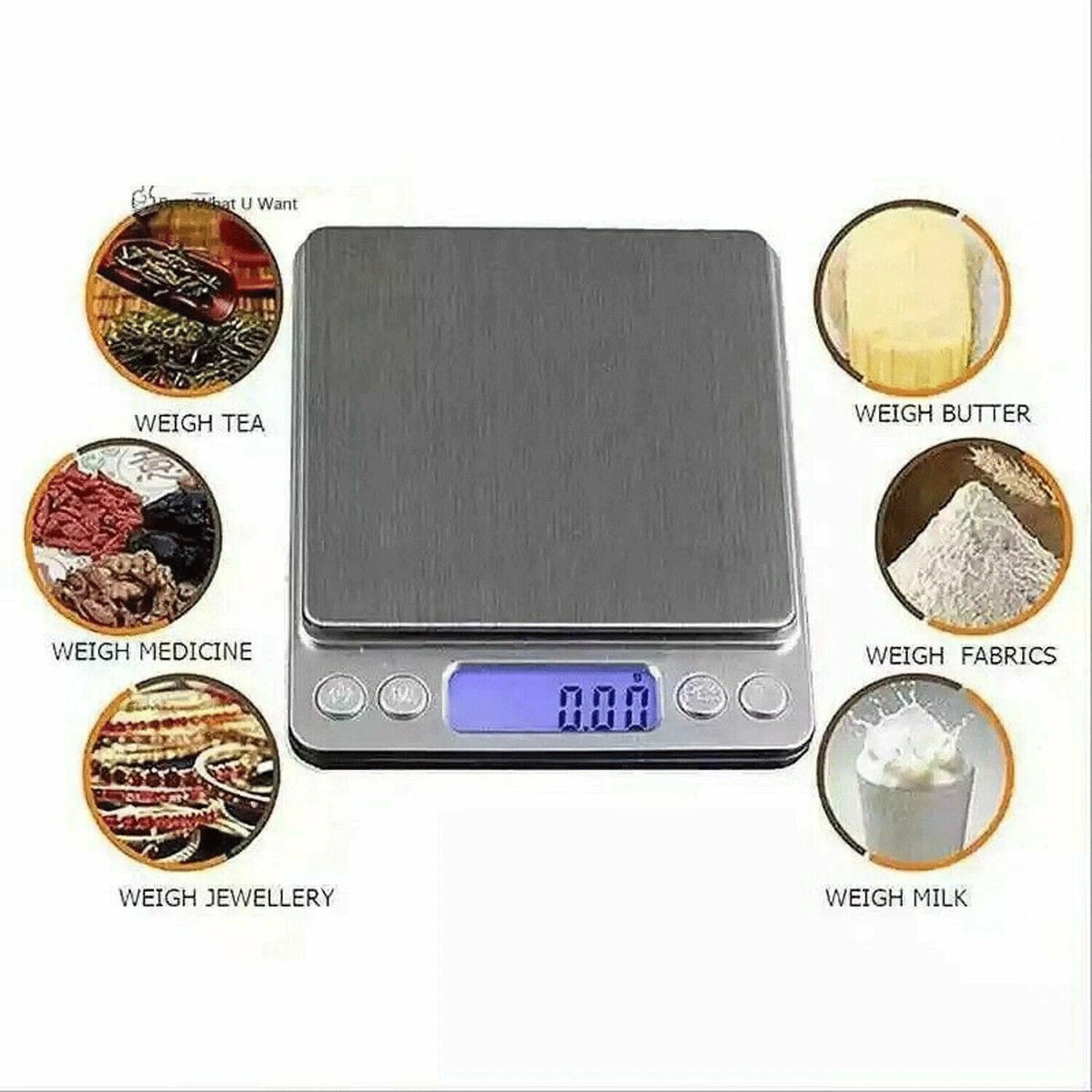 Digital Pocket Scale 200g x 0.01g for Jewelry Balance Weight