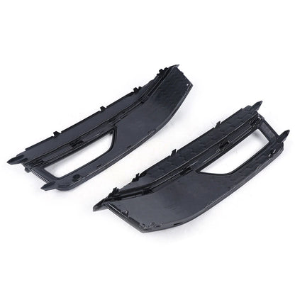 Set of 2 Front Bumper Fog Light Lamp Cover Grilles for Audi A4 S-Line (2013–2015) - 8K0 807 682M, 8K0 807 681 L