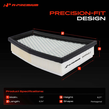 Engine Air Filter for Audi RS5 (2013–2015) 8T0133843A, PA99143