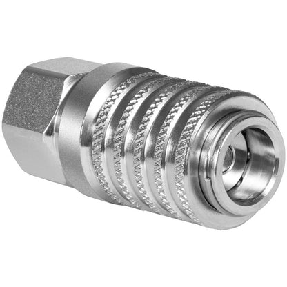 PD242 Series Steel Test Port Quick Coupler for Automotive Diagnostics