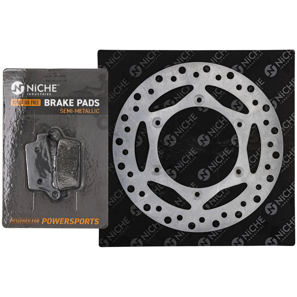 Rear Right Brake Rotor Pad Kit for Yamaha (5GR-W0046-00-00)