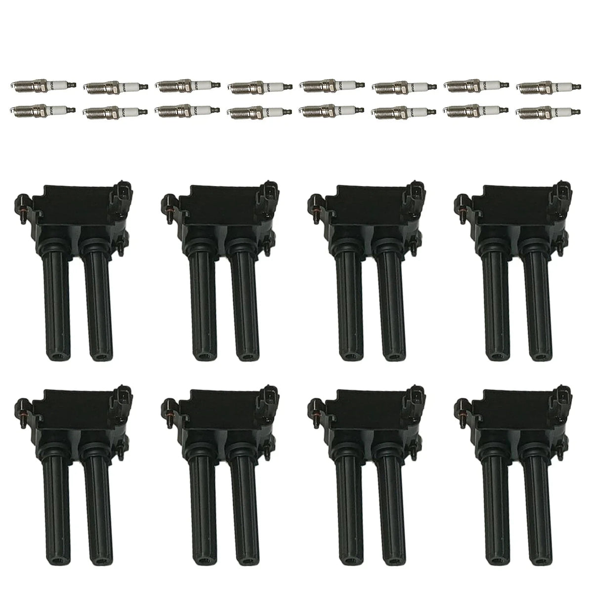8X Ignition Coil & 16X Iridium Spark Plug for Jeep Dodge Ram V8 5.7L (2002–2021) UF504