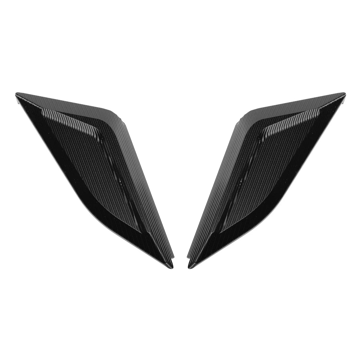 Billet Black Mirror Block Off Plates for Ducati Panigale V4/S/R V2 (2018–2024)