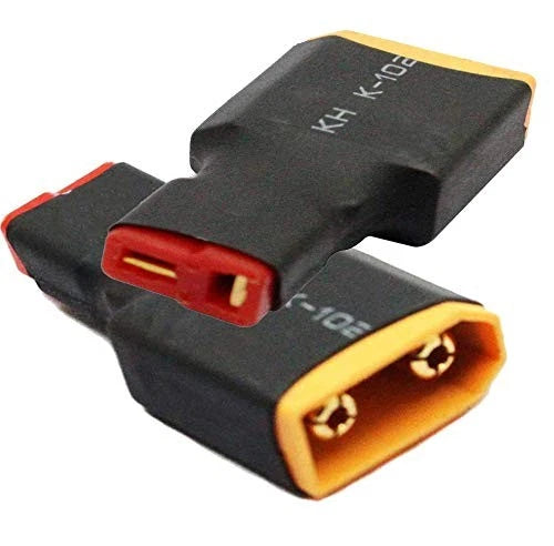 2X Deans T Plug Male Female Connector to XT90 for Automotive Applications