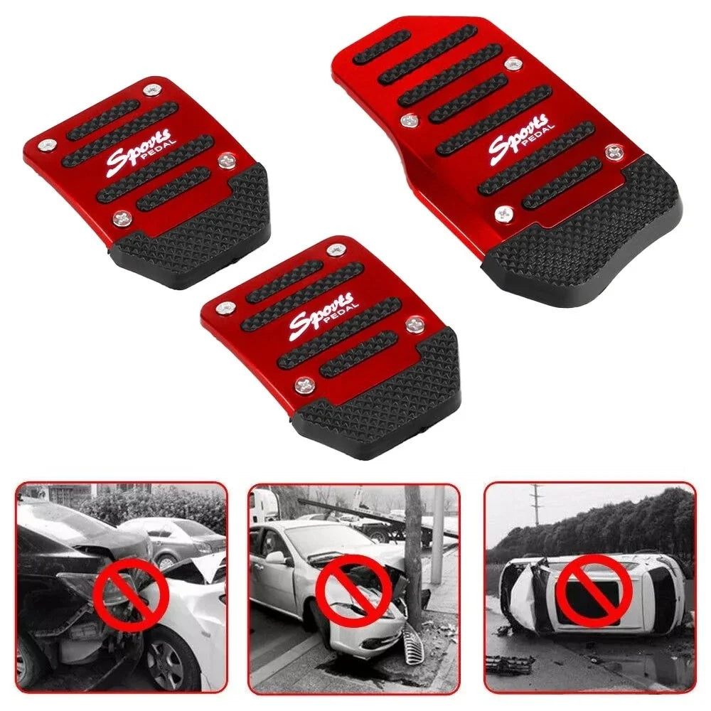 Non Slip Manual Transmission Brake Pedal Pad Cover for Universal Fit