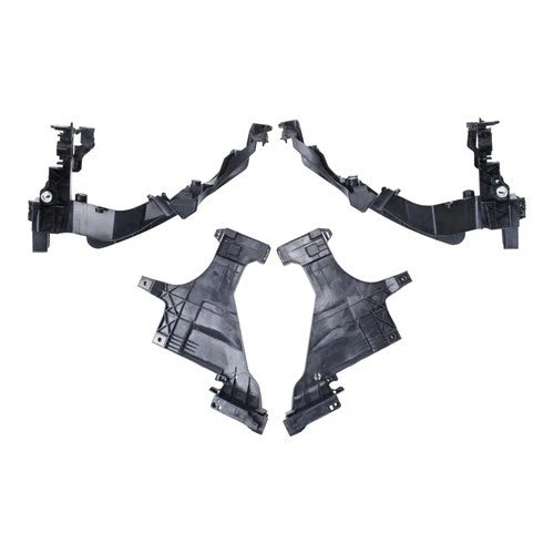Set of 4 Front Headlight Mount Support Plates for Audi A4 S4 (2013–2016) 8T0941453D, 8T0941454D, 8T0941453B, 8T0941454B