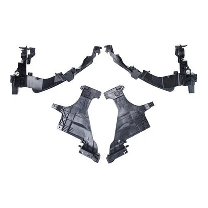 Set of 4 Front Headlight Mount Support Plates for Audi A4 S4 (2013–2016) 8T0941453D, 8T0941454D, 8T0941453B, 8T0941454B