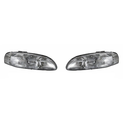 Headlight Pair for Chevy Lumina Sedan (1995–2001) PLX-M0-20-3388-00-CL360A55, GM2502139, GM2503139