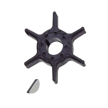 Water Pump Impeller with Key for Yamaha 9.9/15 HP Outboard (2 Stroke, 63V-44352-01)