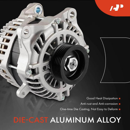 Alternator for Nissan Titan XD (2016–2019) 200A 6-Groove Pulley