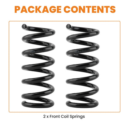 3" Front Drop Coil Springs Lowering Kit for Chevy GMC C1500 2WD (1988–1998)