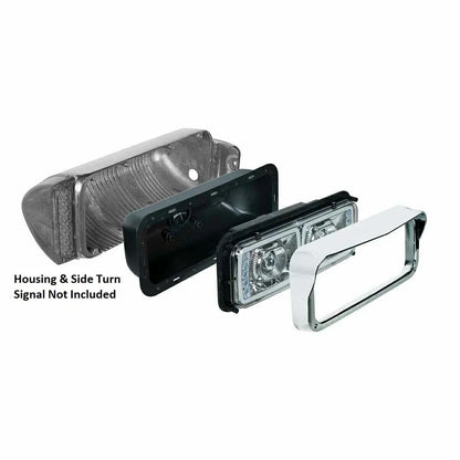 High Power LED Headlights Blackout with LED Turn Signals for Subaru Outback (2020–2024)