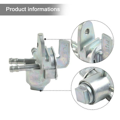 3-Way Petcock Tap Valve Switch for Motorcycle Dirt Bike ATV