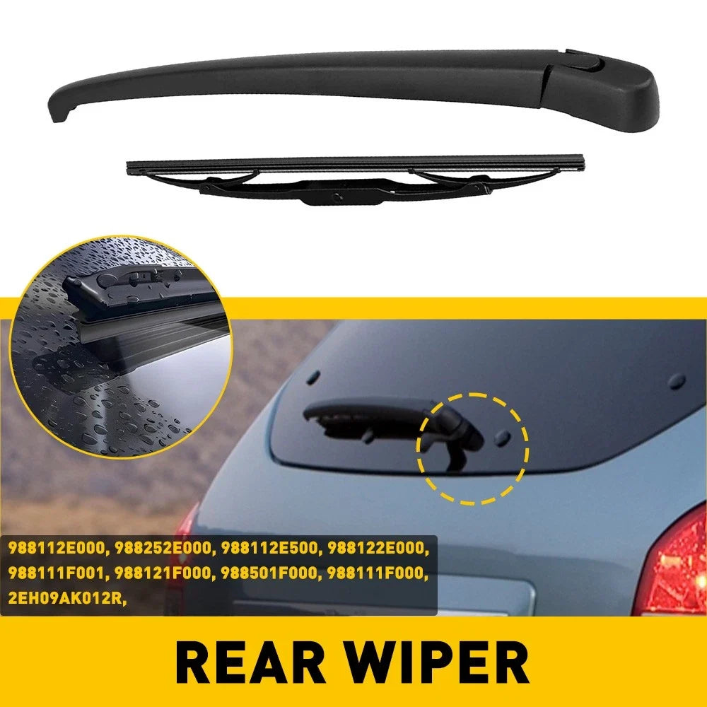 Set of 2 Rear Window Wiper Arm and Blade for KIA Sportage (2005–2010)
