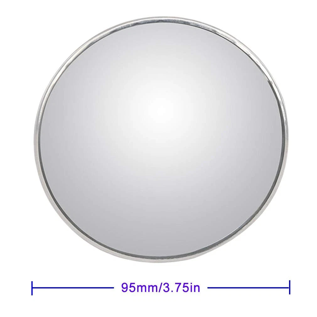 2X Large Stick-on Convex Blind Spot Mirror for Universal Fit (3-3/4")