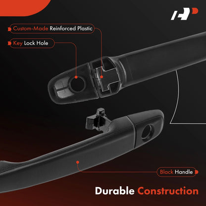 Front Left Exterior Door Handle for Toyota Camry Tacoma Lexus GX470 (69211-AE010, 69217-AE010, 82499)