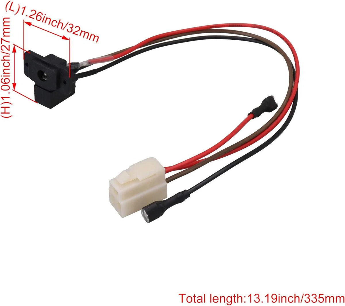 3Pin Power Charging Interface Socket for Ride On Car (335mm)