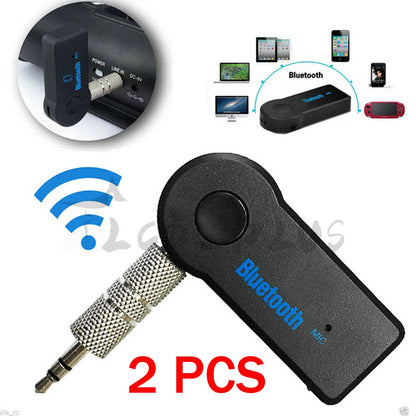 2X Wireless Bluetooth Receiver for Car Audio Adapter
