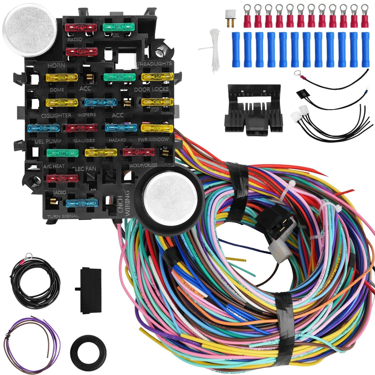 21 Circuit Wiring Harness Kit for Universal Applications
