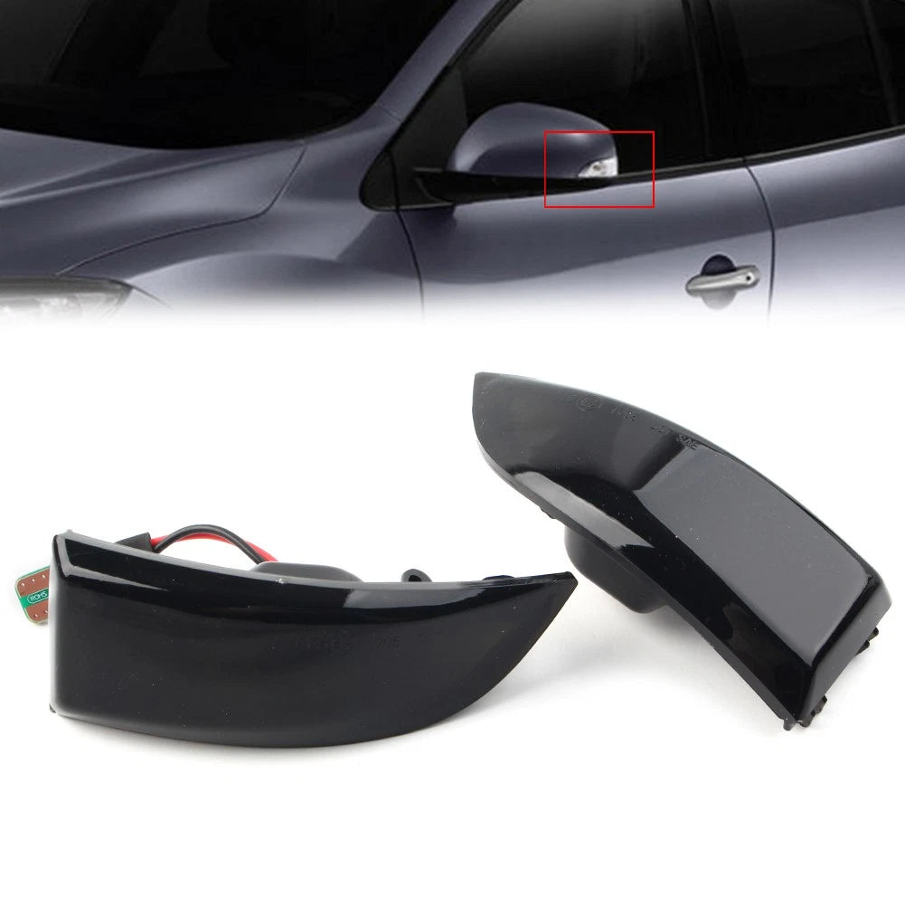 Pair LED Dynamic Turn Signal Light Mirror Lamp for Renault Megane MK3 (2010–2016)