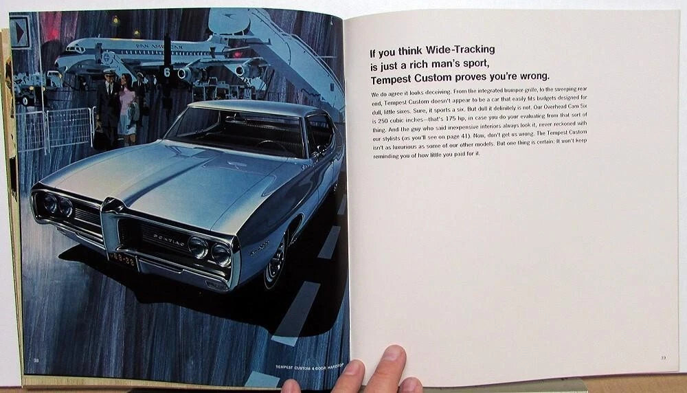 1968 Pontiac GTO Tempest LeMans Grand Prix Sales Brochure