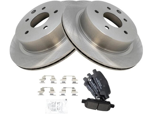 Brake Pad and Rotor Kit for Nissan Leaf (2011–2017) 43234FKXM