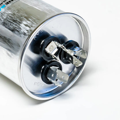 Capacitor Round Dual Run 80 + 5 uf mfd 370/440 Volts for HVAC Motors