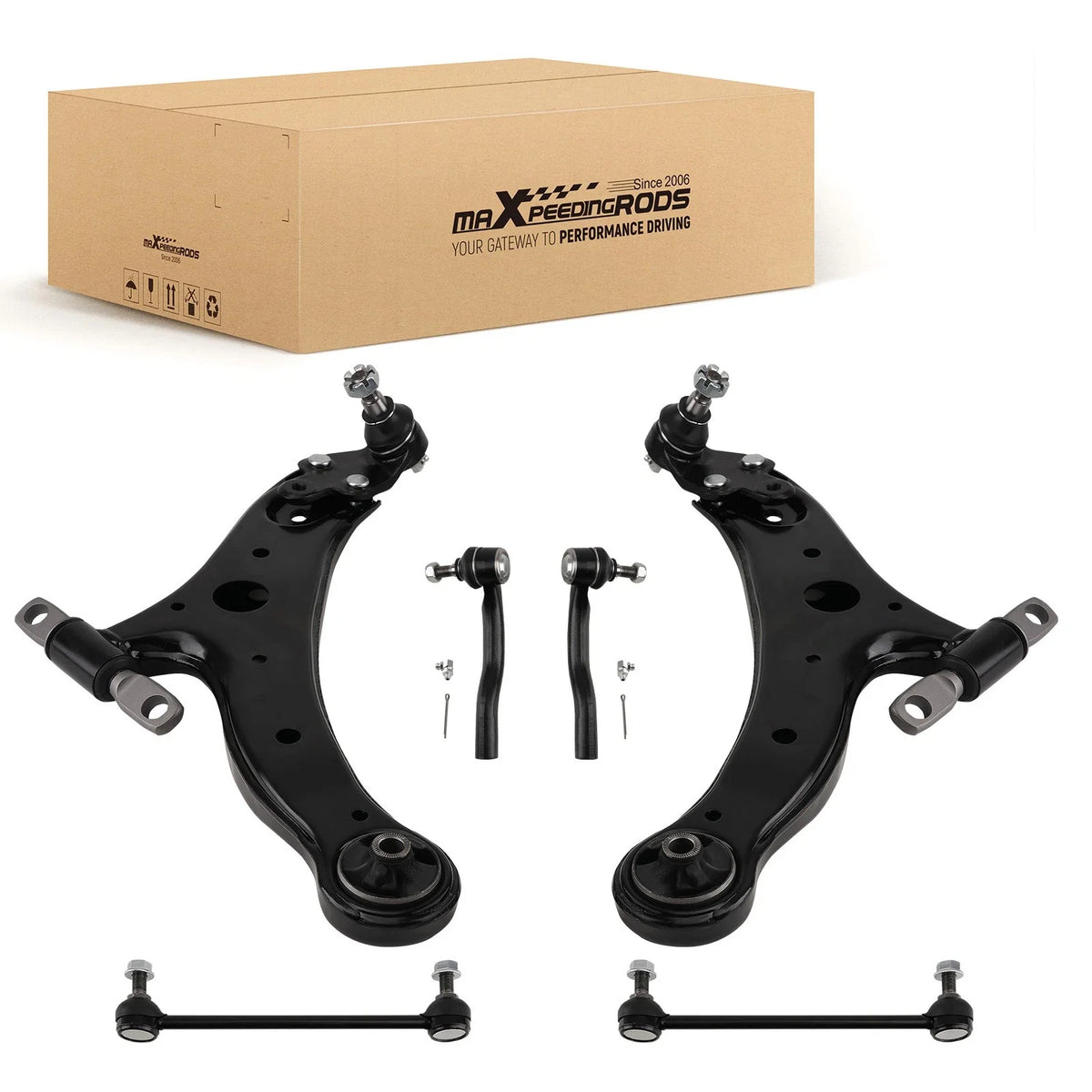 Front Lower Control Arms, Ball Joint, Sway Bar, Tie Rod for Toyota Camry (2012–2017)