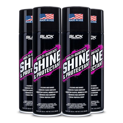 4X High Gloss Protectant Spray for Vinyl, Plastic, Rubber, Trim, Tire