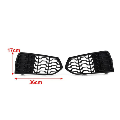 Closed Mesh Front Bumper Fog Light Grille for BMW 2 Series F22 F23 (2014–2021)