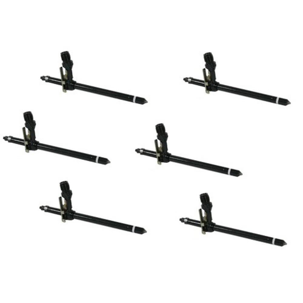 6X Fuel Injector for Case Crawler 1450B 1450 1150B 1150C
