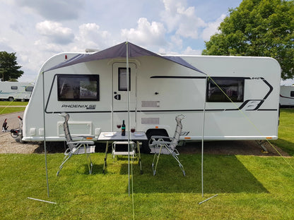 2X Awning Canopy for Caravan Campervan (BLACK)