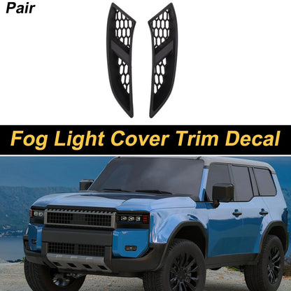 Fog Light Cover Trim for Toyota Land Cruiser (2024–2025) Matte Black