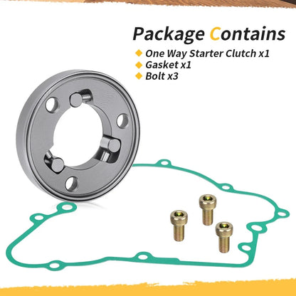 Starter Clutch Bearing & Gasket for Kawasaki Bayou 220 250 (1993–2004) 13193-1002 11009-1672