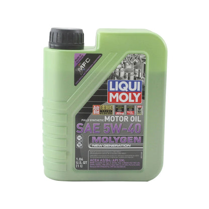 5L Liqui Moly Molygen 5W-40 Engine Oil Change Kit for A3 A4 Jetta (2010–2023)