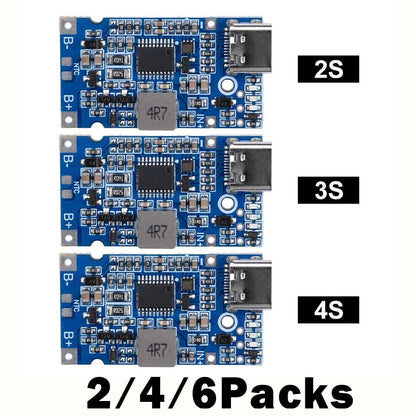 2X Type-C/Micro USB BMS 18W 2A Li-ion Battery Charging Module
