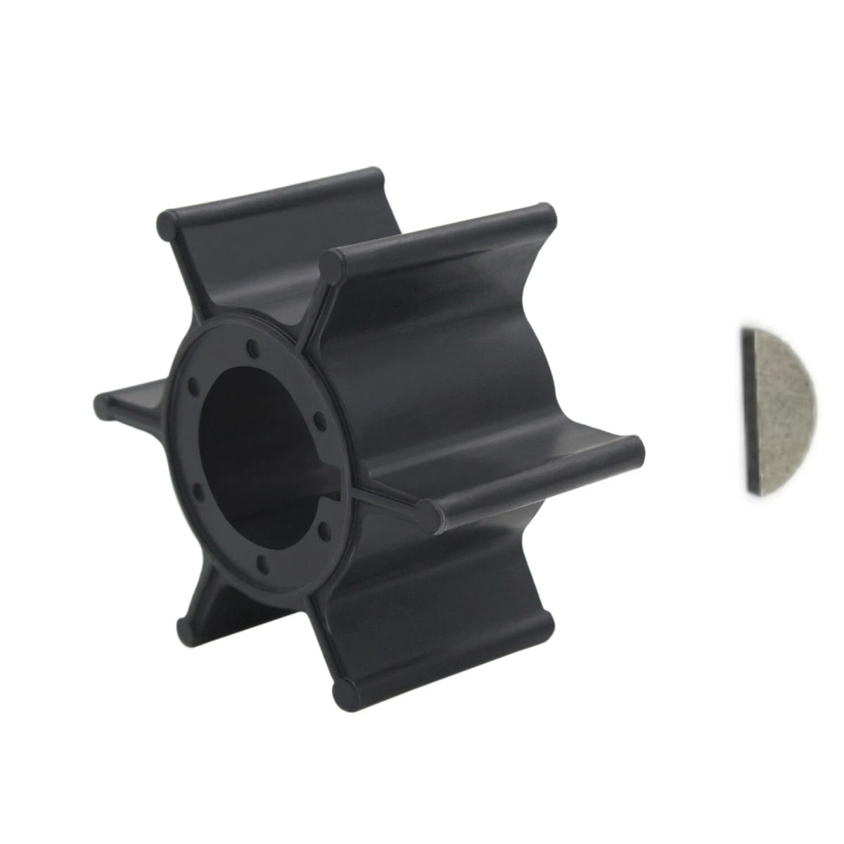 Water Pump Impeller & Key for Yamaha Mariner Outboard 8hp 15hp (47-95611M)