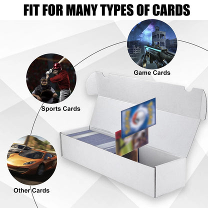 10-Pack Trading Card Storage Box for Standard Size Cards