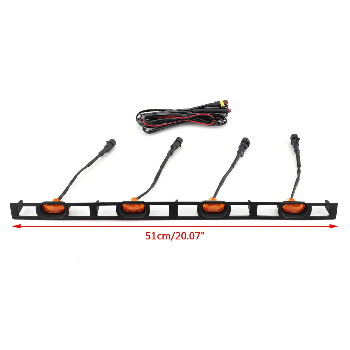 LED Front Bumper Hood Grille Lights for Tacoma (2012–2015) Grille-265-Amber