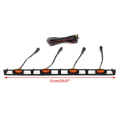 LED Front Bumper Hood Grille Lights for Tacoma (2012–2015) Grille-265-Amber