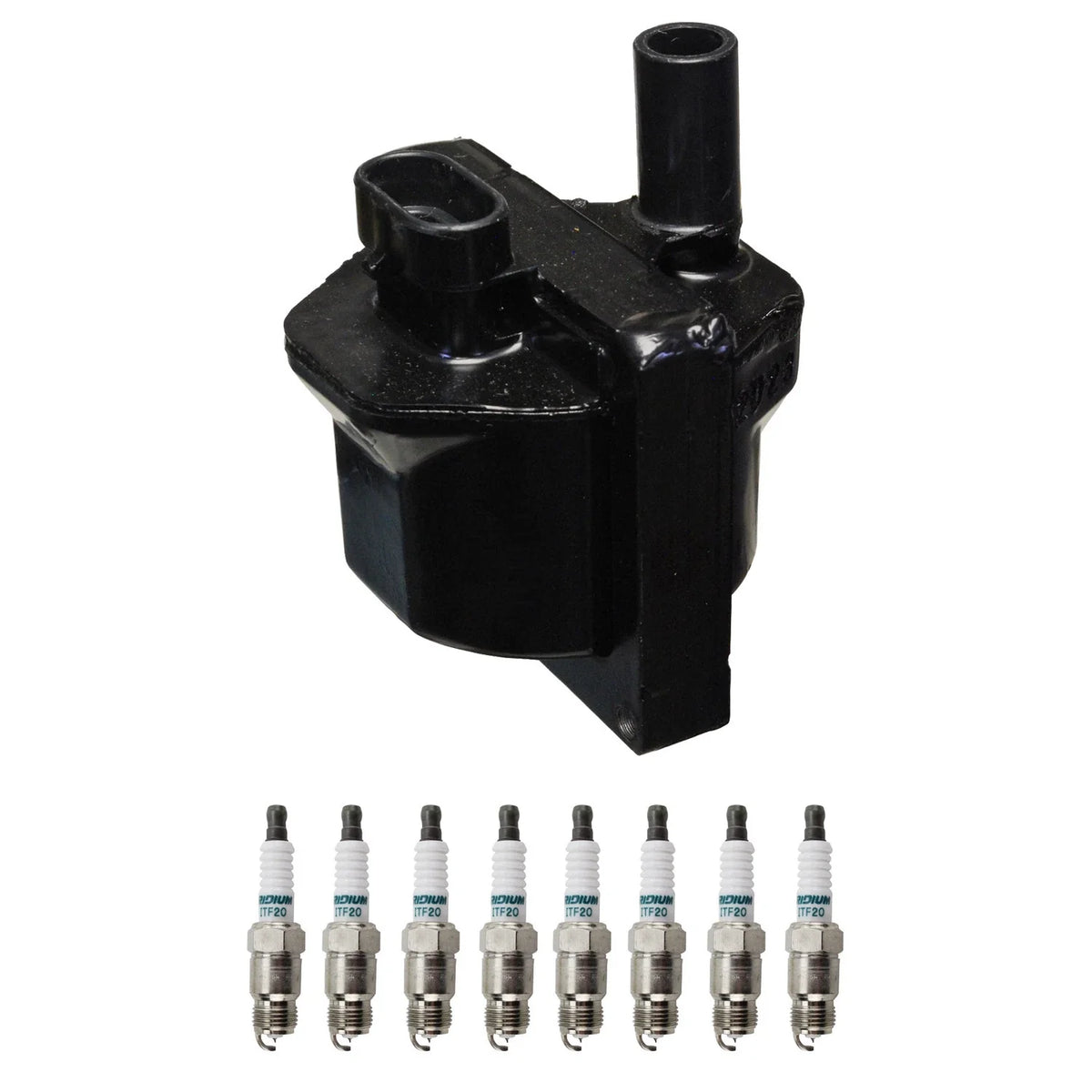 Denso Ignition Coil & 8 Iridium Spark Plugs Kit for P30 P3500 Yukon