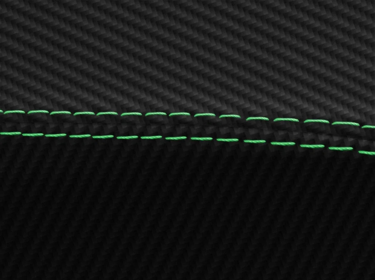 Manual Shift Boot Cover for Acura NSX (1991–2005) Carbon Fiber Green Stitch