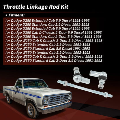 Throttle Linkage Rod No.5011956AB for Dodge D250 D350 (1991–1993)