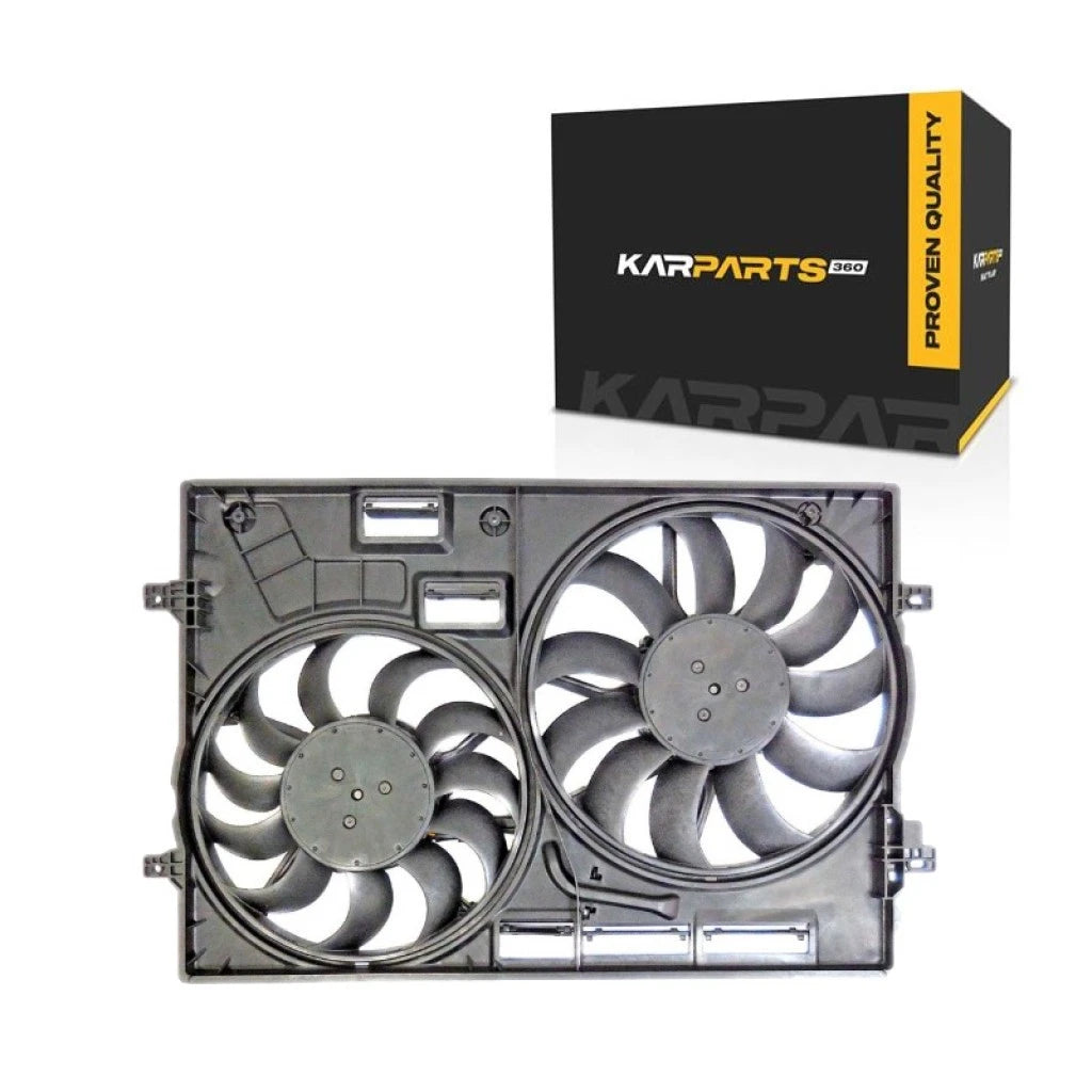 Radiator and Condenser Fan Assembly for Audi TT (2018–2019) LLX-VW3115125-CL360A71, VW3115125