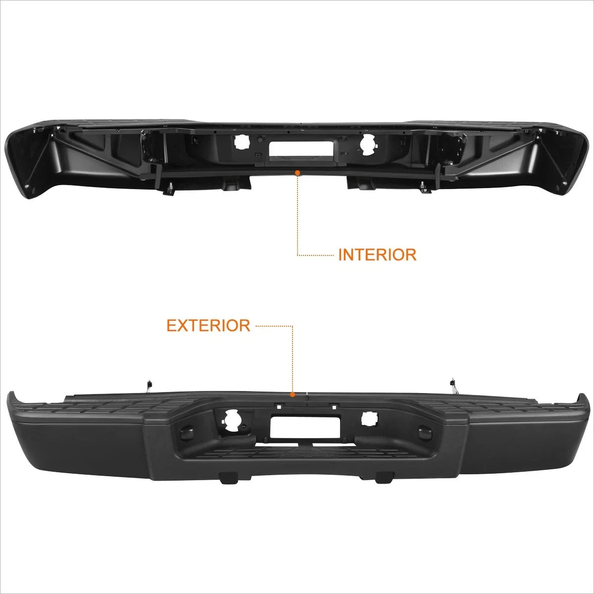 Rear Step Pad Bumper for Silverado/Sierra 1500 (2007–2013)